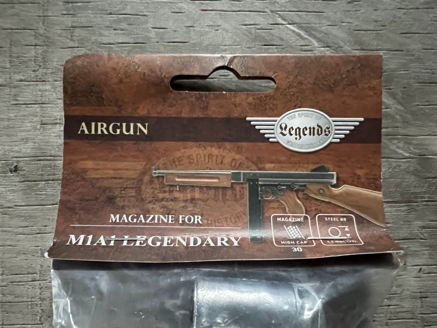 UMAREX - THOMPSON M1A1, AIR RIFLE, Model [5.8390] Part No # 5.8390.1, SPARE MAGAZINE FOR THOMPSON M1A1 Condition NEW  Our Ref> #GP196021 / [